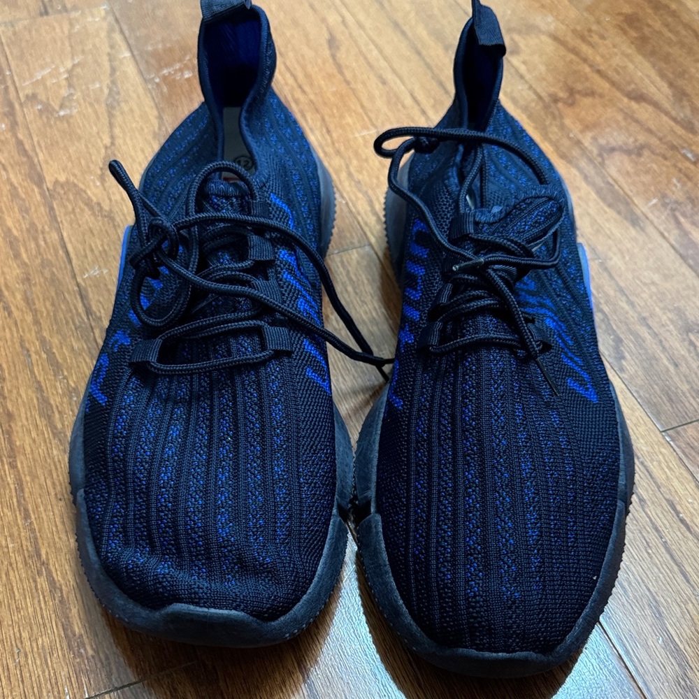 Marc Ecko Black and Blue Sneakers